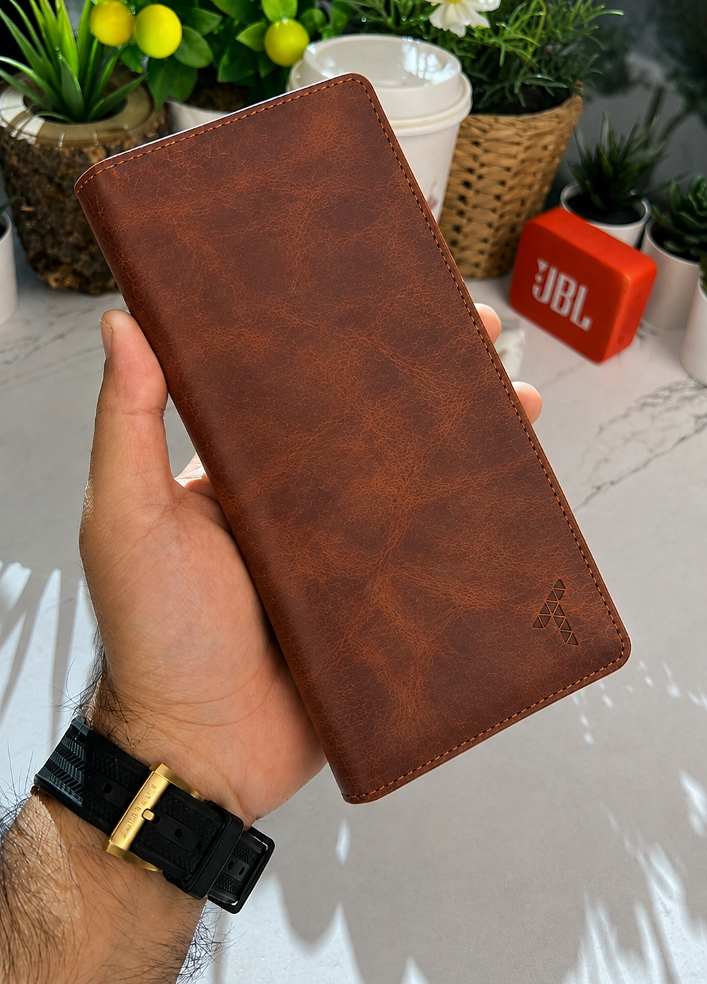 NUMAESH LEATHER LONG WALLET FOR MEN