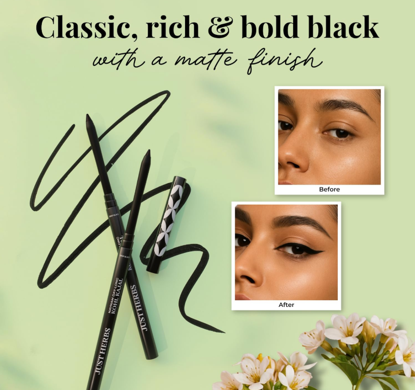 2-in-1 Herbal Eyeliner + Kajal