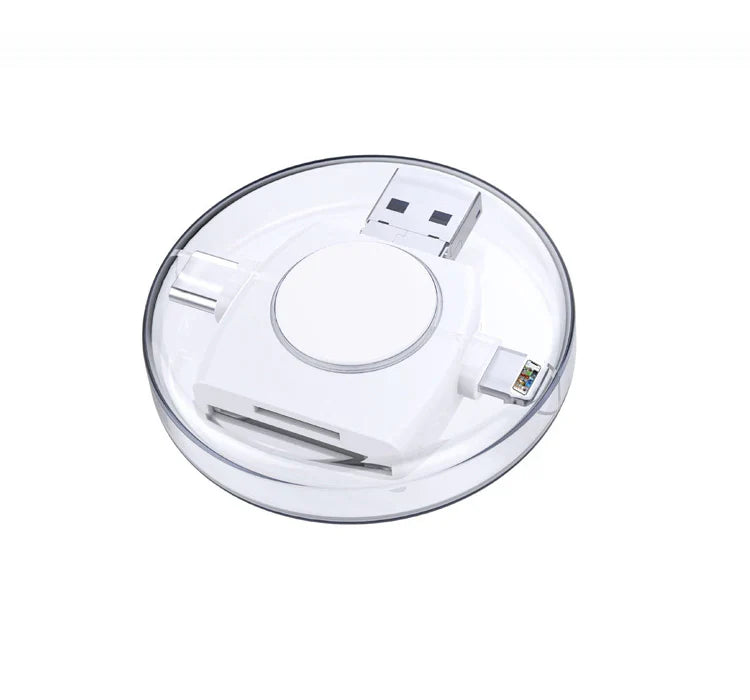4 in 1 Card Reader Type C  USB iPhone Adapter