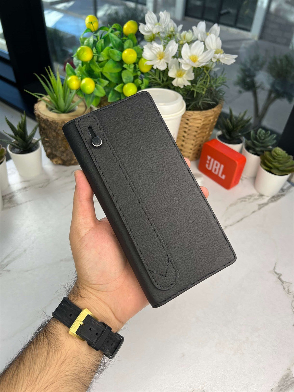 NUMAESH LEATHER LONG WALLET FOR MEN