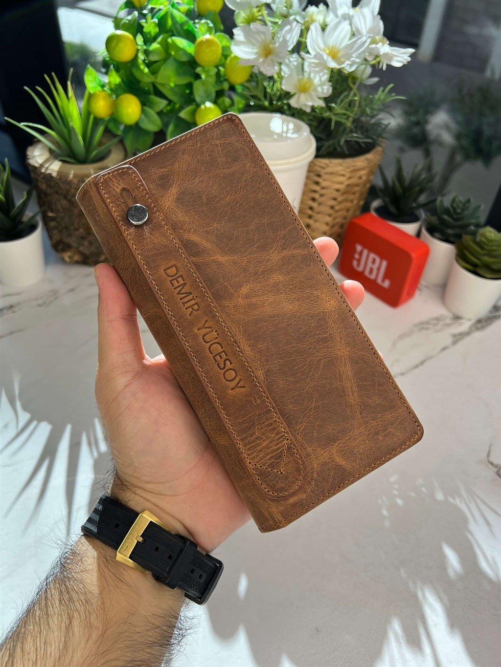 NUMAESH LEATHER LONG WALLET FOR MEN