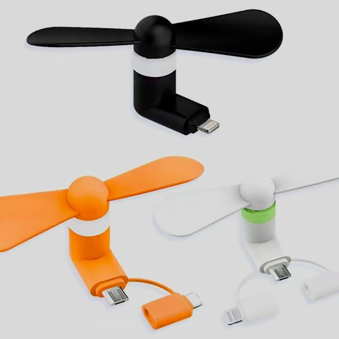 3-in-1 Mini USB Fan